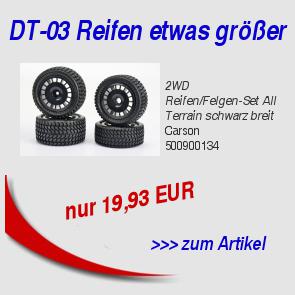 2WD Reifen/Felgen-Set All Terrain schwarz breit 19,93 EUR