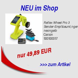 Reflex Wheel Pro 3 Sender-Empfänger-Servo-Set neongelb 49,89 EUR