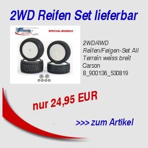 2WD/4WD Reifen/Felgen-Set All Terrain weiss breit 24,95 EUR